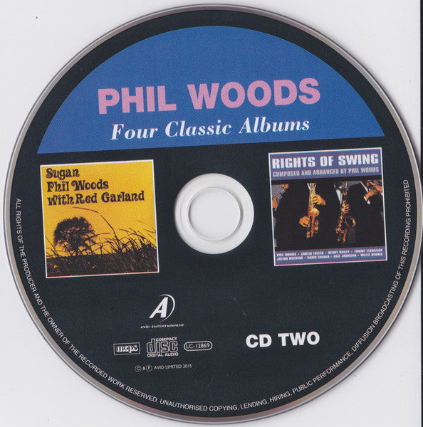 Phil Woods : Four Classic Albums (2xCD, Comp, RM)