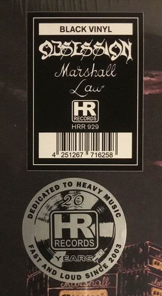 Obsession (6) : Marshall Law (LP, Ltd, RE, Bla)