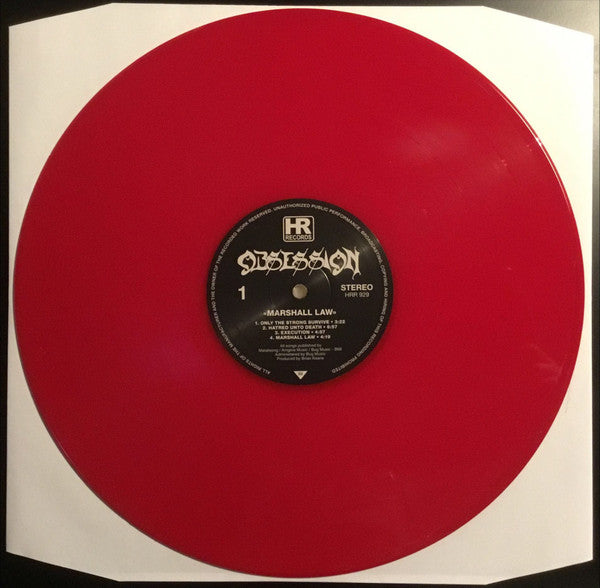 Obsession (6) : Marshall Law (12", Ltd, RE, Red)