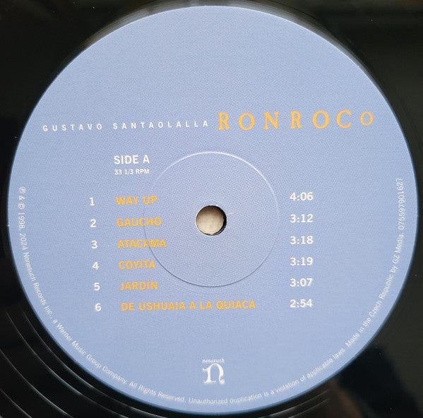 Gustavo Santaolalla : Ronroco (LP, Album, RE)