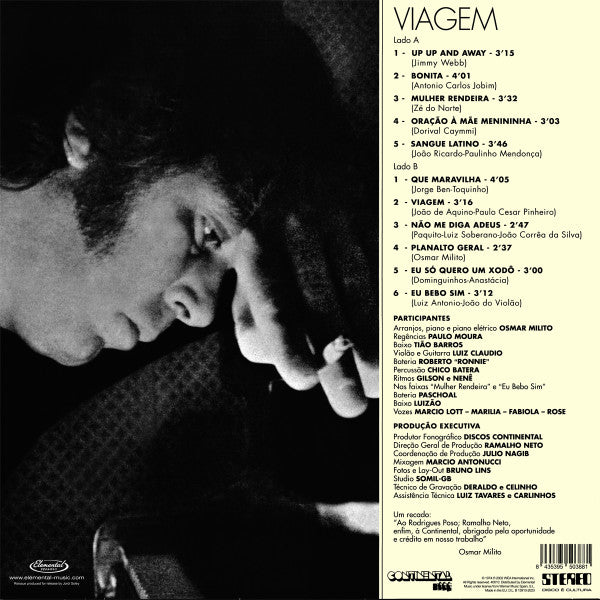 Osmar Milito : Viagem (LP, Album, Ltd, RE, 180)