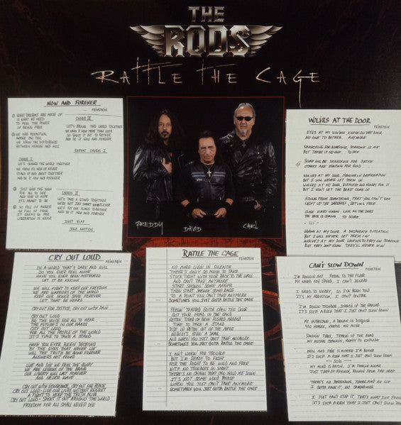 The Rods : Rattle The Cage (LP, Album, Ltd, Cle)