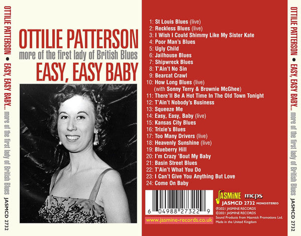 Ottilie Patterson : More Of The First Lady Of British Blues (CDr, Comp, Mono)