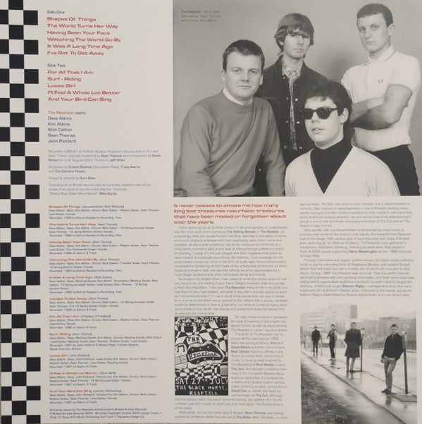 The Reaction (7) : Shapes Of Things To Come (LP, Comp, Ltd, Red)
