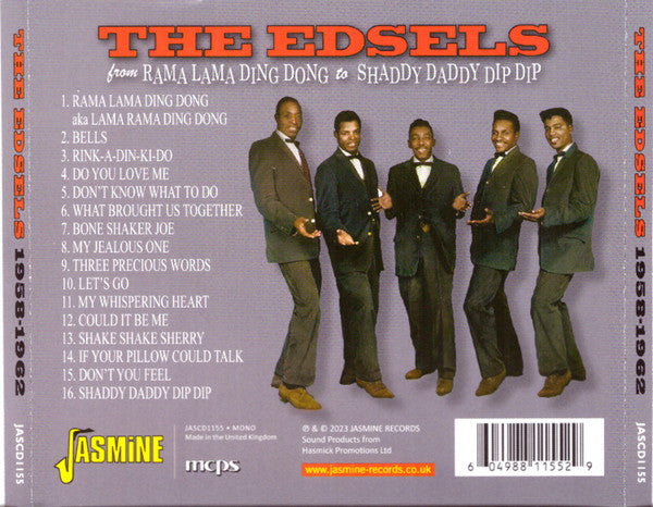 The Edsels : From Rama Lama Ding Dong to Shaddy Daddy Dip Dip (CD, Comp, Mono)