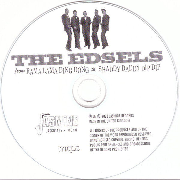 The Edsels : From Rama Lama Ding Dong to Shaddy Daddy Dip Dip (CD, Comp, Mono)