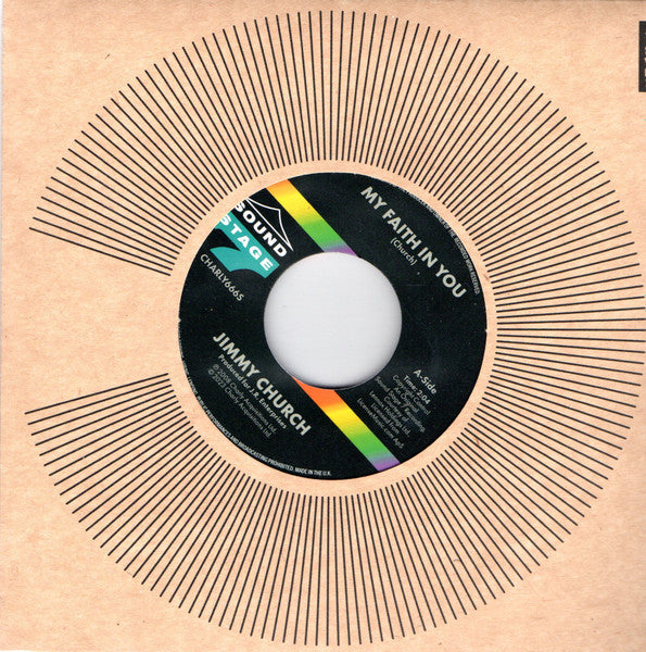 Jimmy Church : My Faith in You / I Ain't Lying (7", Single)