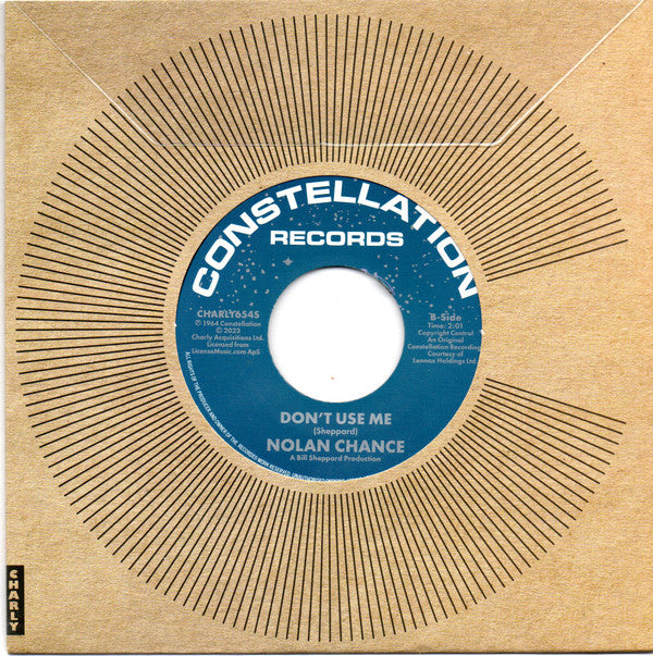 Nolan Chance : Just Like The Weather (7", Single, RE)