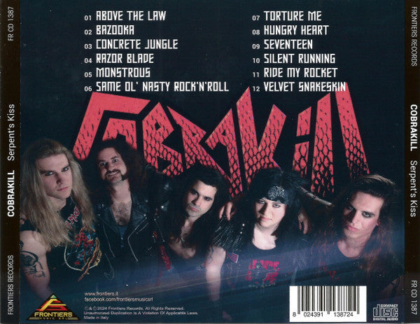 CobraKill : Serpent's Kiss (CD, Album)