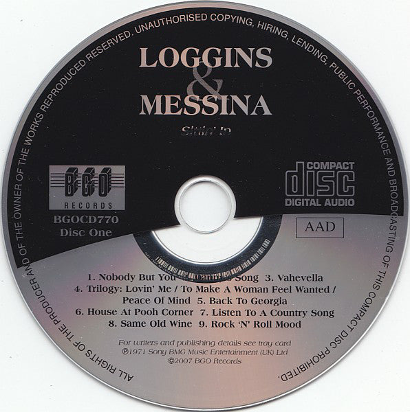 Loggins And Messina : Sittin' In / Loggins & Messina (2xCD, Comp, RM)