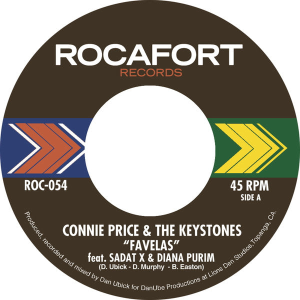 Connie Price & The Keystones : Favelas (7", Single)
