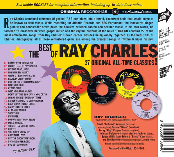 Ray Charles : The Best Of Ray Charles (CD, Comp)