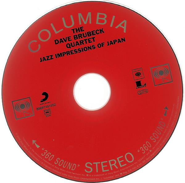 The Dave Brubeck Quartet : Jazz Impressions Of Japan (CD, Album, RE, RM)
