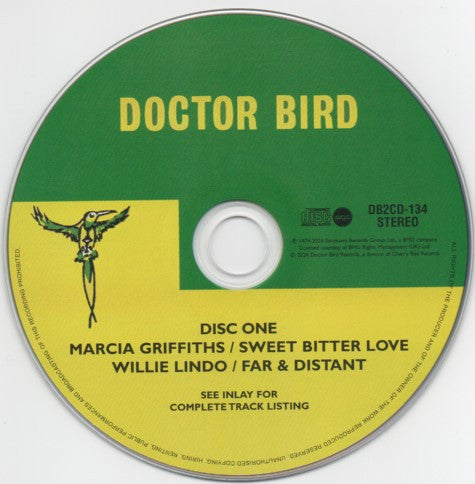 Marcia Griffiths & Willie Lindo : Sweet Bitter Love / Far And Distant (2xCD, Album, Comp, RE, RM)