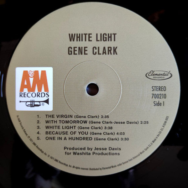 Gene Clark : White Light (LP, Album, Ltd, RE)