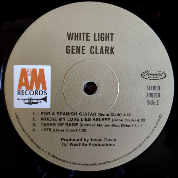 Gene Clark : White Light (LP, Album, Ltd, RE)