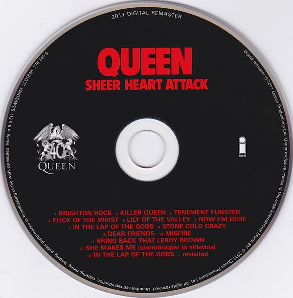 Queen : Sheer Heart Attack (CD, Album, RE, RM)