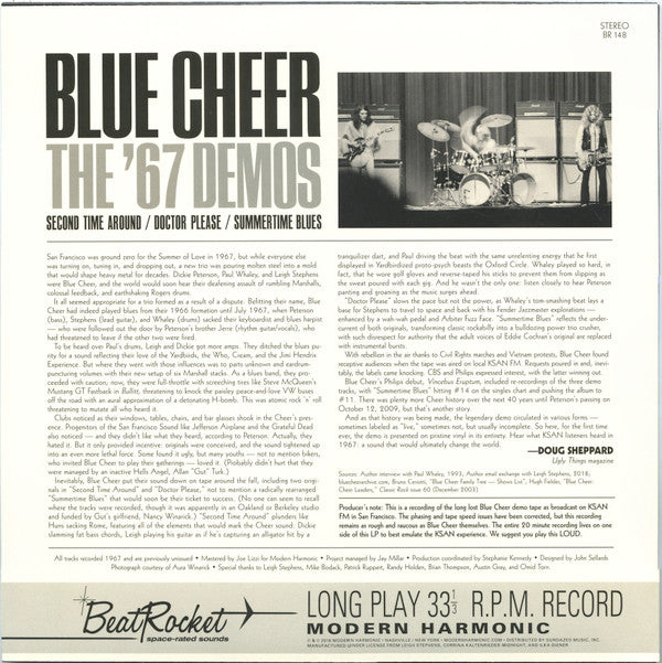 Blue Cheer : The '67 Demos (LP, RP, Whi)