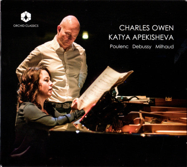 Charles Owen (2), Katya Apekisheva, Francis Poulenc, Claude Debussy, Darius Milhaud : French Music For Two Pianos (CD)