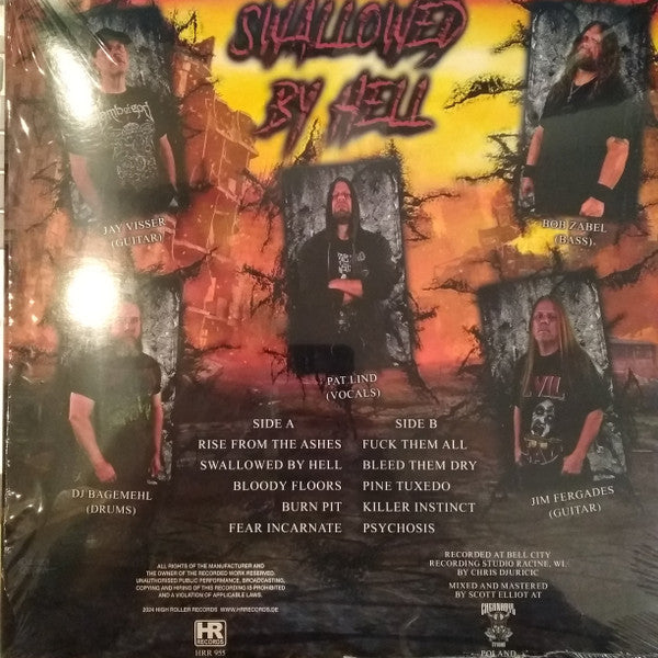 Morbid Saint : Swallowed By Hell (LP, Album, Ltd, Red)