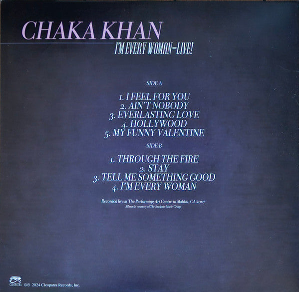 Chaka Khan : I'm Every Woman - Live! (LP, Ltd, RE, Haz)