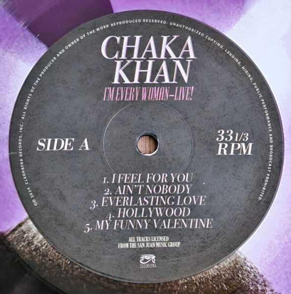 Chaka Khan : I'm Every Woman - Live! (LP, Ltd, RE, Haz)
