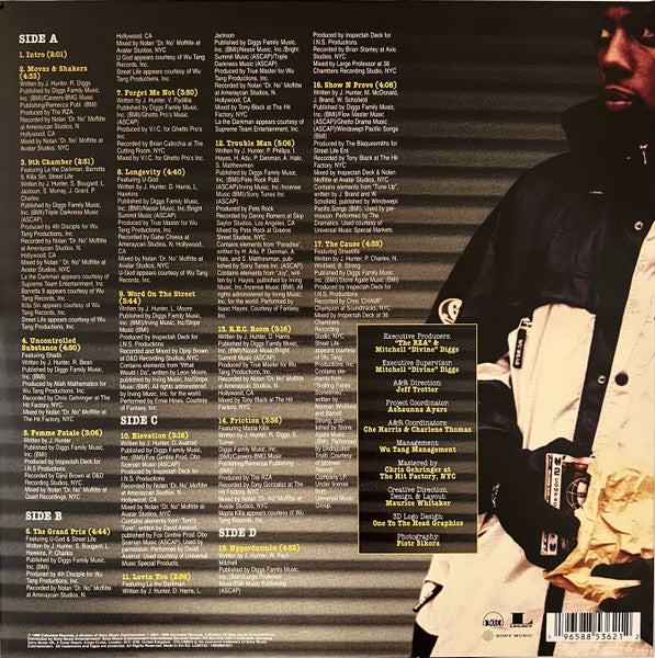 Inspectah Deck : Uncontrolled Substance (2xLP, Album, RE, Yel)