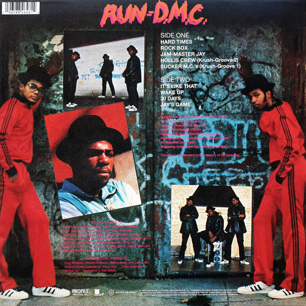 Run-D.M.C.* : Run-D.M.C. (LP, Album, RE, Red)