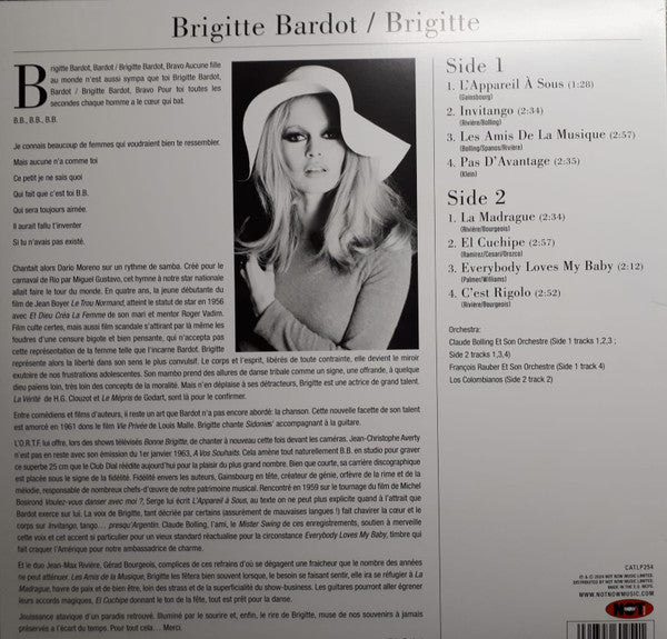 Brigitte Bardot : Brigitte (LP, Album, RE)