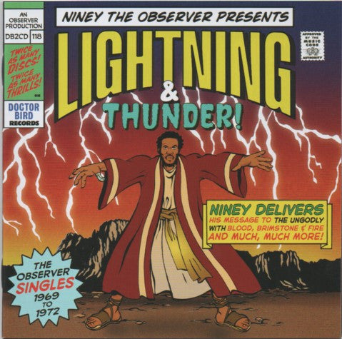 Niney The Observer : Lightning & Thunder (The Observer Singles 1969 To 1972) (2xCD, Comp)