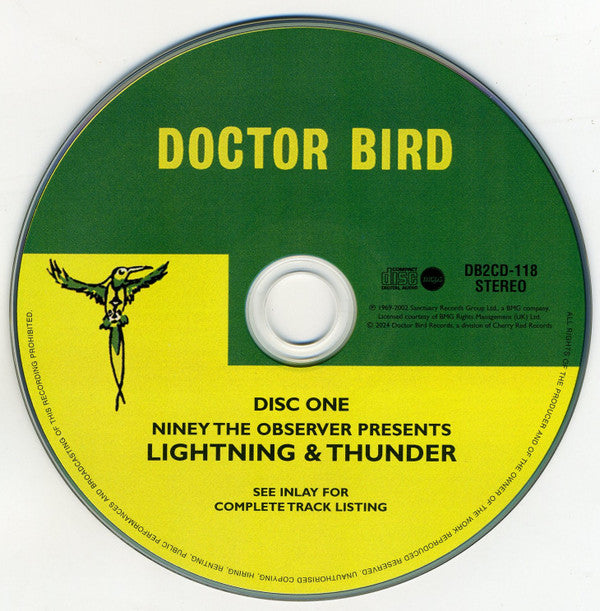 Niney The Observer : Lightning & Thunder (The Observer Singles 1969 To 1972) (2xCD, Comp)
