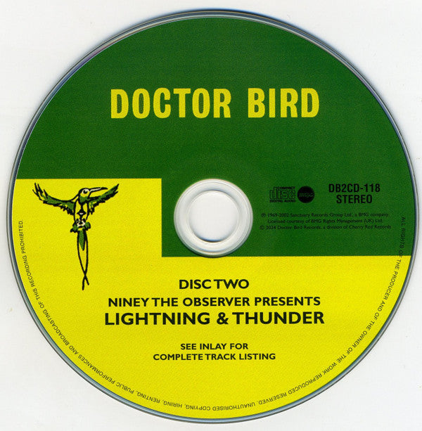 Niney The Observer : Lightning & Thunder (The Observer Singles 1969 To 1972) (2xCD, Comp)