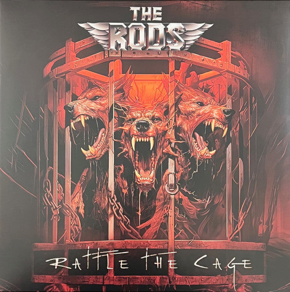 The Rods : Rattle The Cage (LP, Album, Ltd, Red)