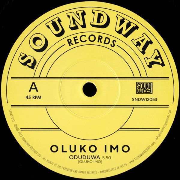 Oluko Imo : Oduduwa (12", RE)