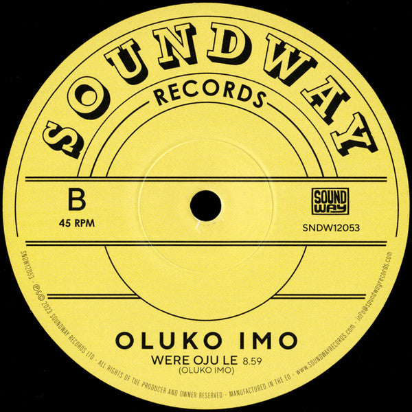 Oluko Imo : Oduduwa (12", RE)