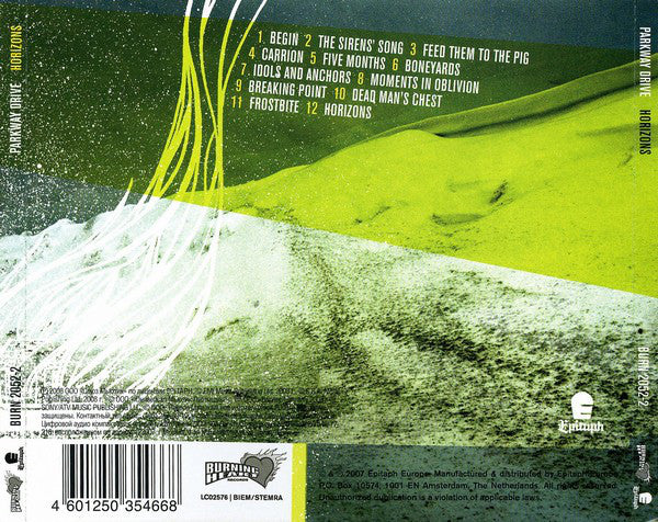 Parkway Drive : Horizons (CD, Album)