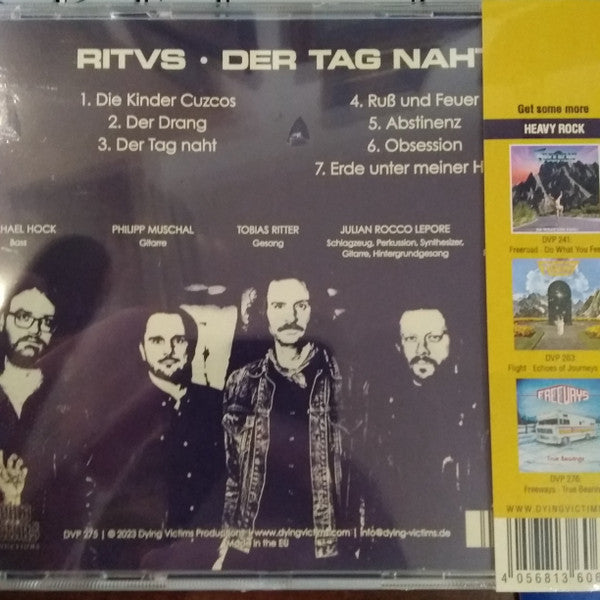 Ritvs : Der Tag Naht (CD, Album)
