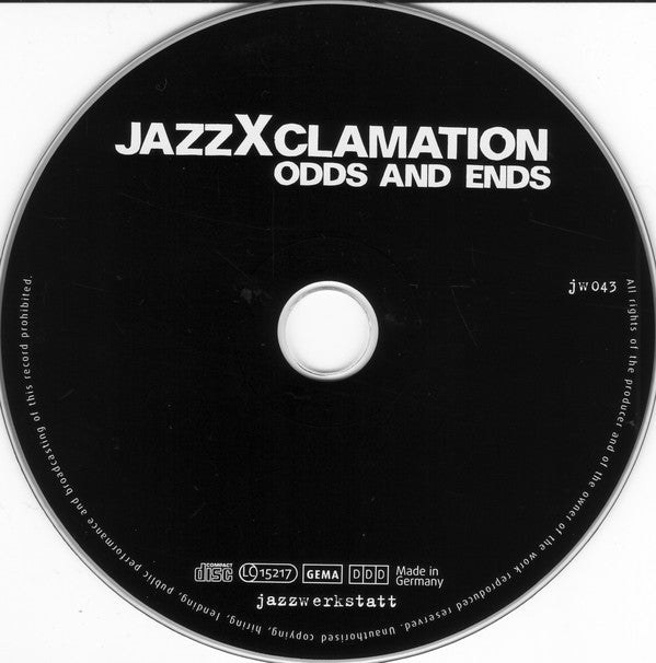 JazzXclamation : Odds And Ends (CD, Album)