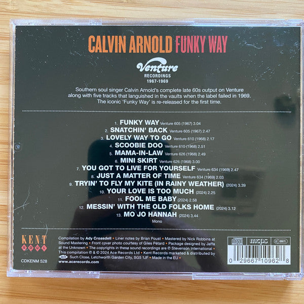 Calvin Arnold : Funky Way (Venture Recordings 1967-1969) (CD, Comp)