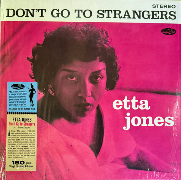 Etta Jones : Don't Go To Strangers (LP, Album, Ltd, Num, RE)