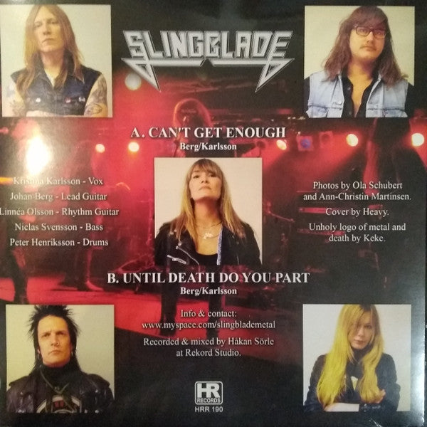Slingblade : The Unpredicted Deeds Of Molly Black (LP, Album, Yel + 7", Single, Yel + Ltd, RE, RP)