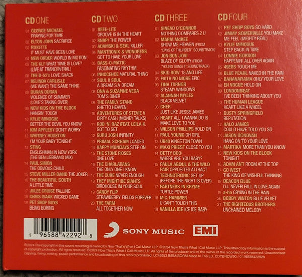Various : Now Yearbook '90 (4xCD, Comp)