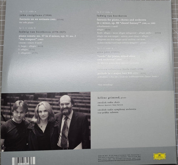 Hélène Grimaud, Sveriges Radios Symfoniorkester & Radiokören, Esa-Pekka Salonen : Credo (2xLP, Album, RE, 180)