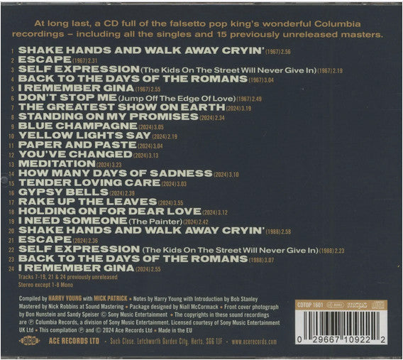 Lou Christie : Gypsy Bells (Columbia Recordings 1967) (CD, Comp, Mono)