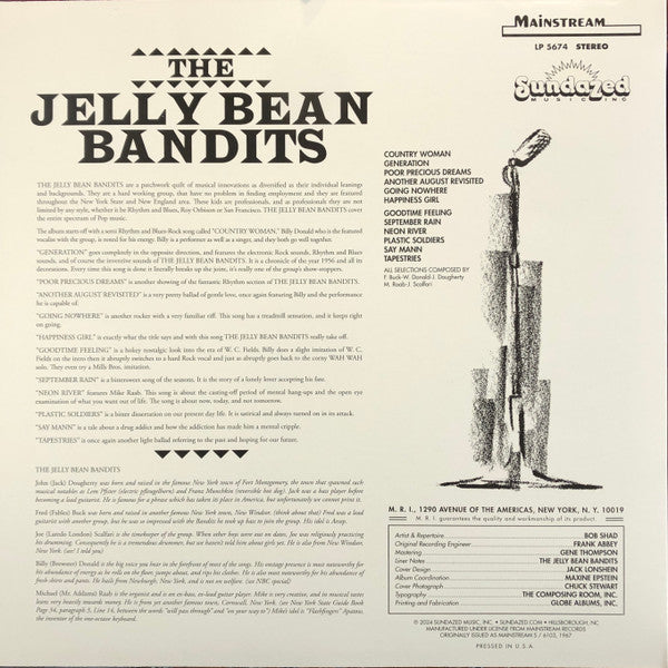 The Jelly Bean Bandits : The Jelly Bean Bandits (LP, Album, RE, Yel)