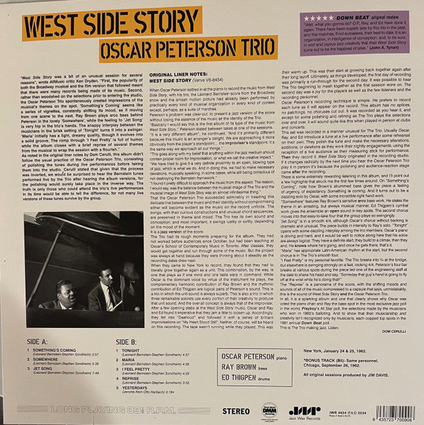 The Oscar Peterson Trio : West Side Story (LP, RE)