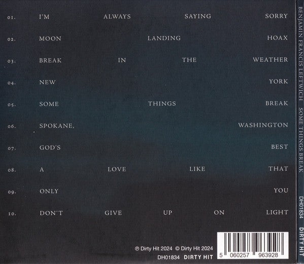 Benjamin Francis Leftwich : Some Things Break (CD, Album)
