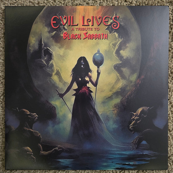 Various : Evil Lives (A Tribute To Black Sabbath) (LP, Comp, Ltd, Gol)