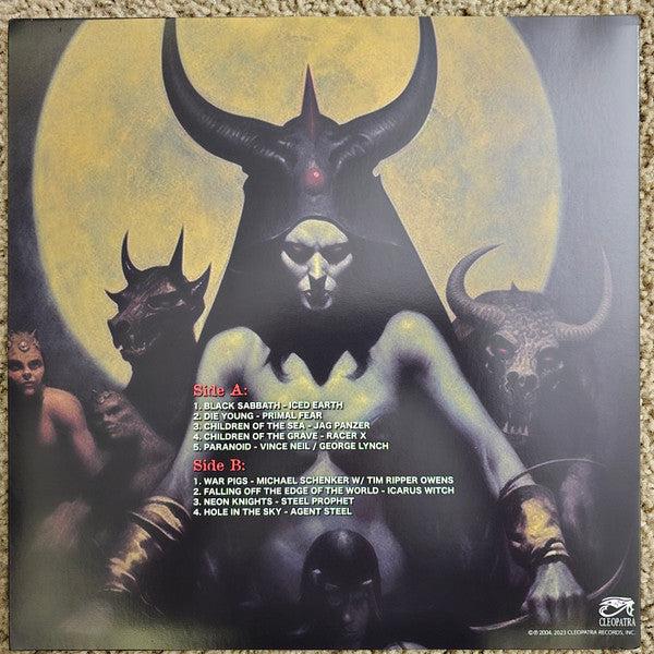 Various : Evil Lives (A Tribute To Black Sabbath) (LP, Comp, Ltd, Gol)