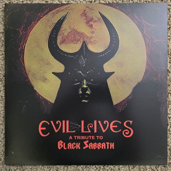 Various : Evil Lives (A Tribute To Black Sabbath) (LP, Comp, Ltd, Gol)
